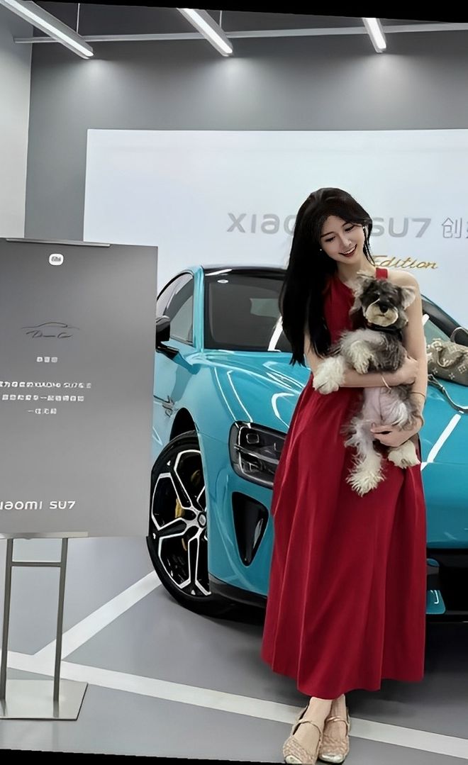 质量都这么高的吗？仙女也就长这样吧不朽情缘手机版小米SU7的美女车主(图10)